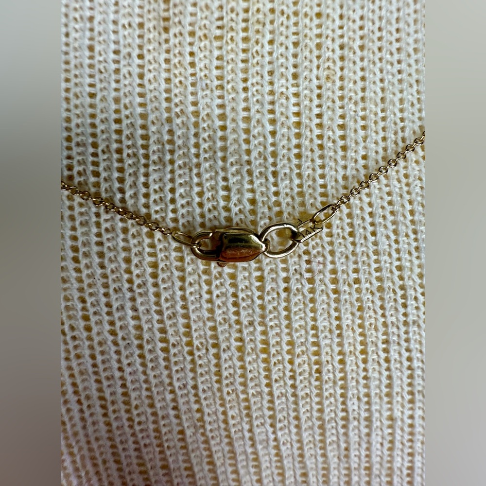 Delicate MIZUKI Sea of Beauty 14-Karat Gold Diamond Necklace - Picture 5 of 7